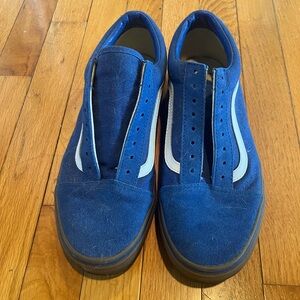 Vans Blue Sneakers Casual Skate Style